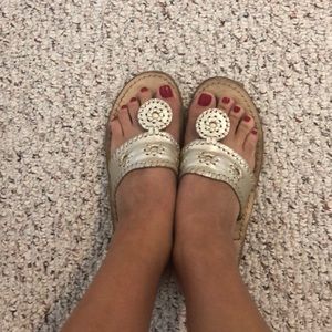 Jack Rogers Platinum Sandals